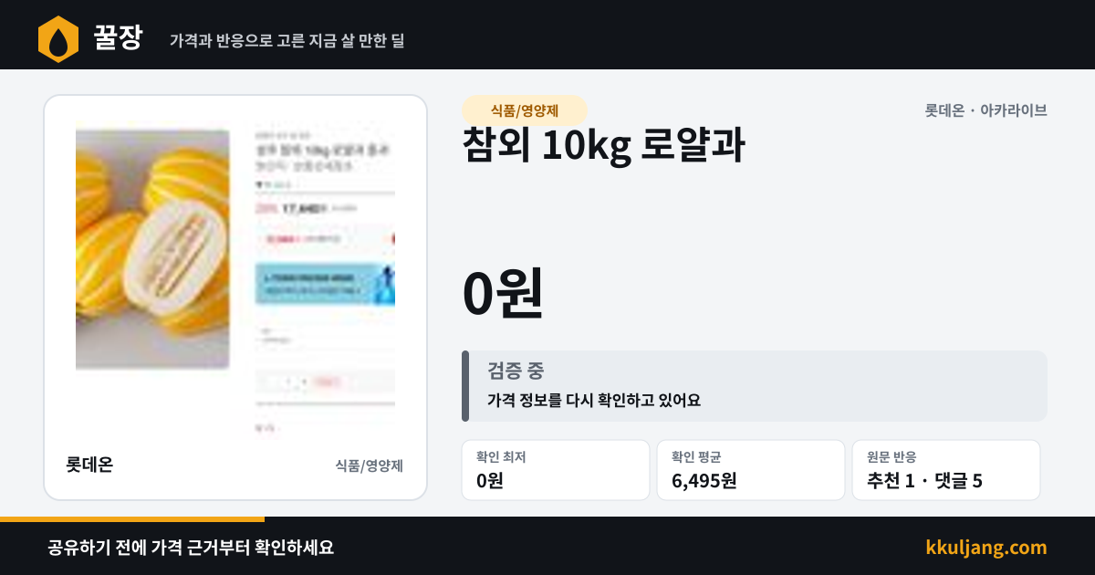 참외 10kg 로얄과 상품 이미지
