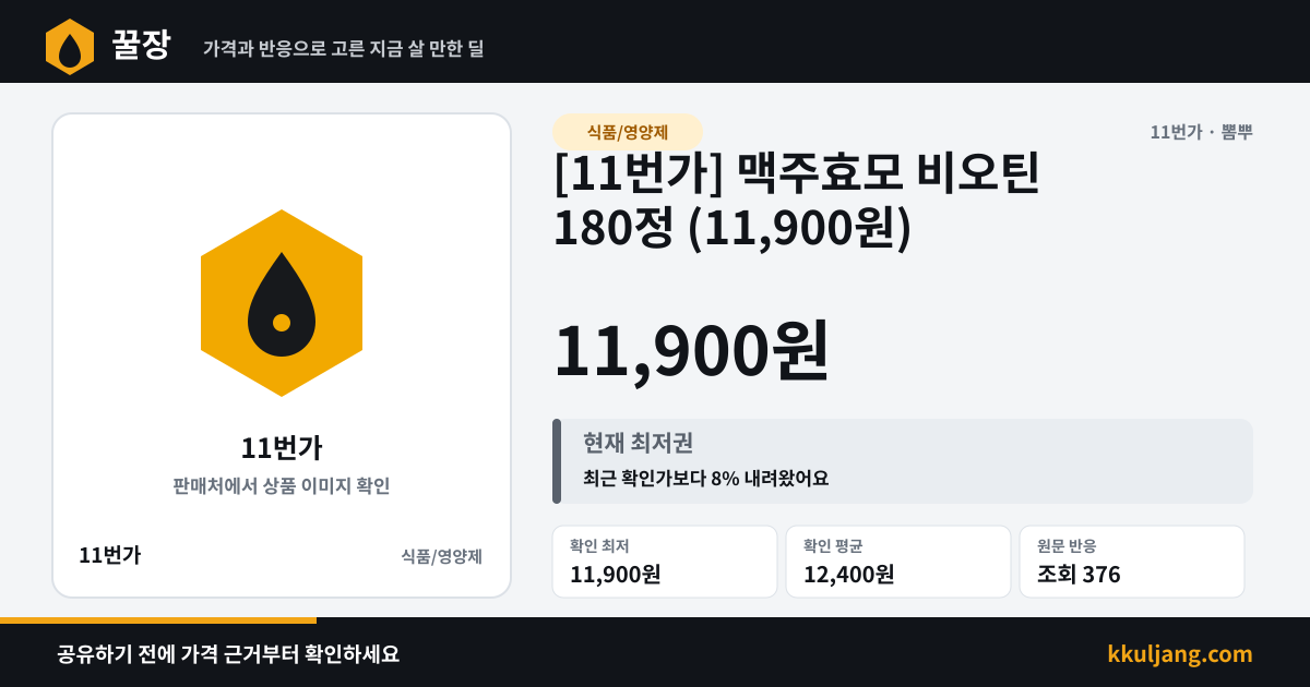 맥주효모 비오틴 180정 상품 이미지